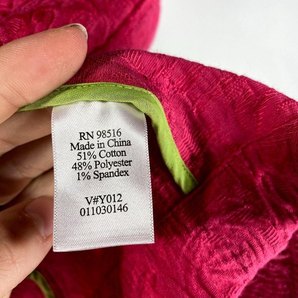 Coldwater Creek Pink Button Front Blazer Sz 12 - Picture 9 of 10